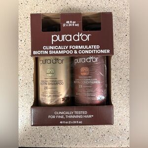 Pura D'or Biotin Shampoo & Conditioner Set